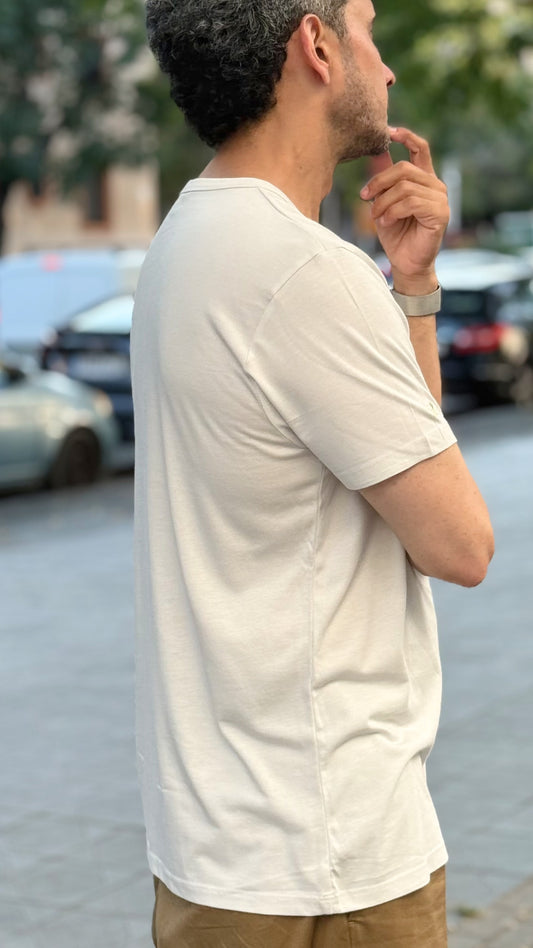 Camiseta crudo de algodón orgánico y bambú - ecoology