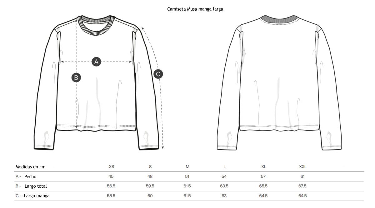 Camiseta Musa manga larga