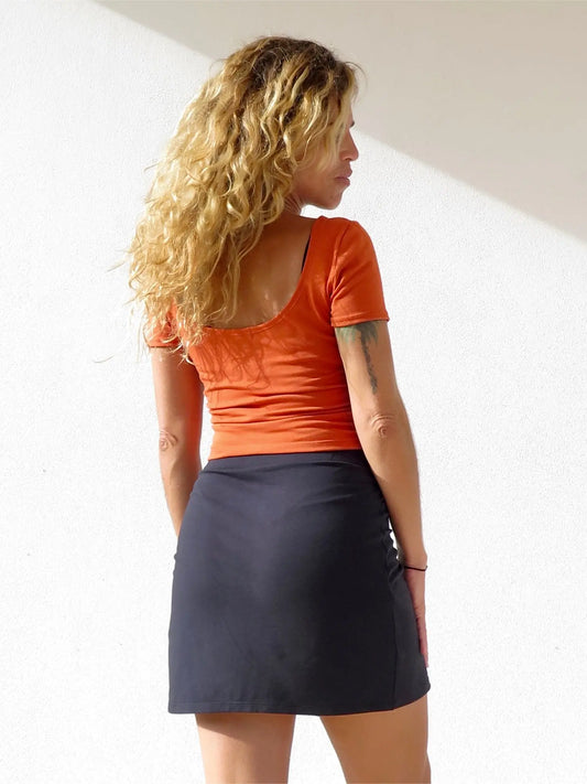 Top escotado naranja - Image #2