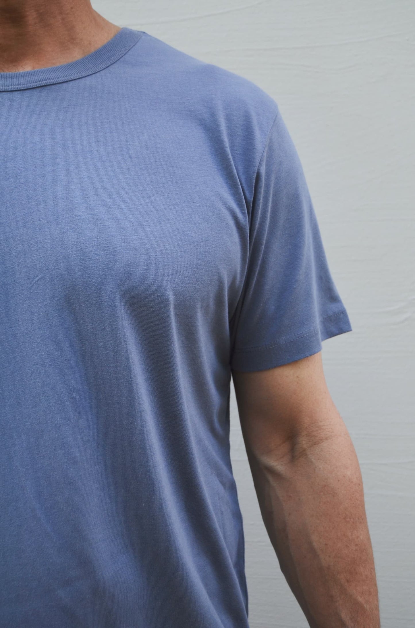 Camiseta azul petróleo de algodón orgánico y bambú - ecoology