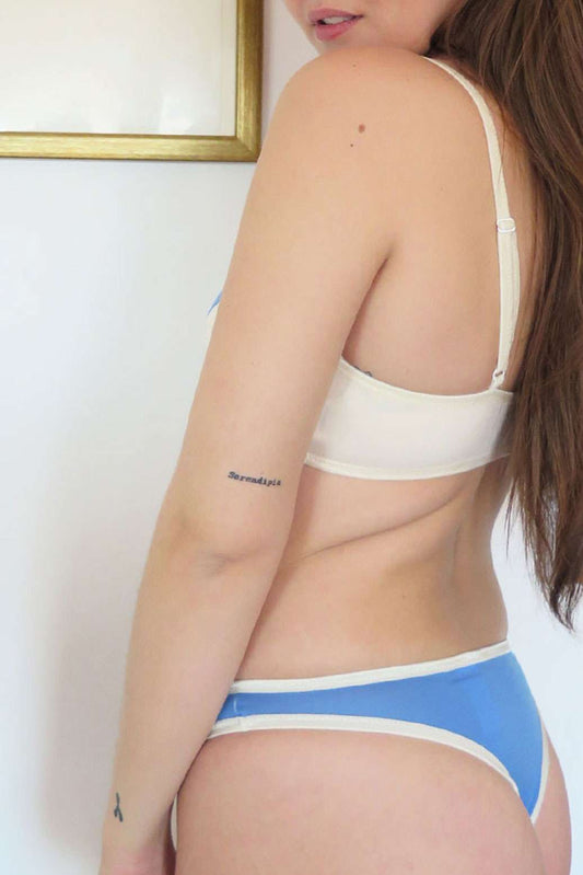 Tanga brasileño de modal azul - ecoology