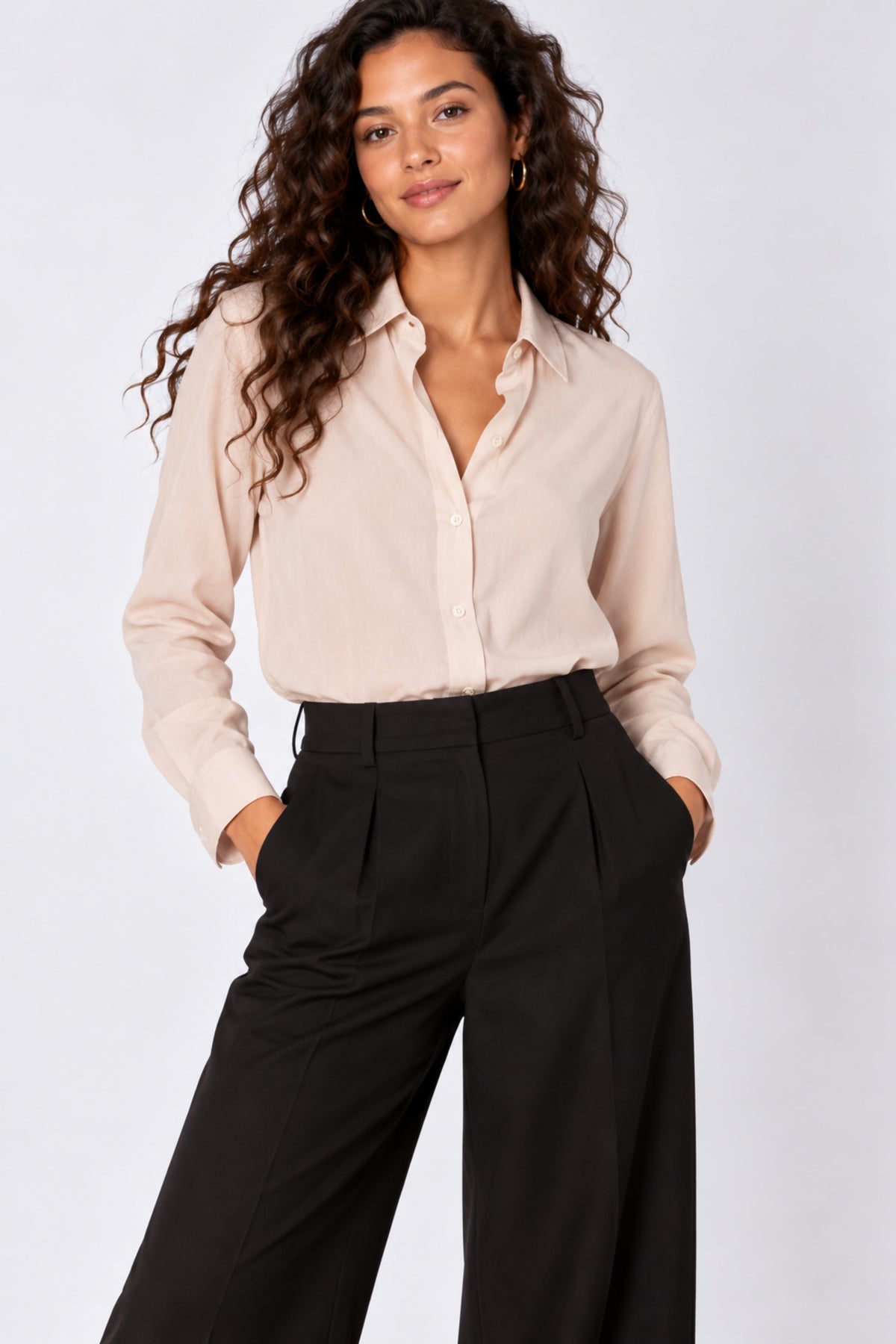 Camisa Oxford