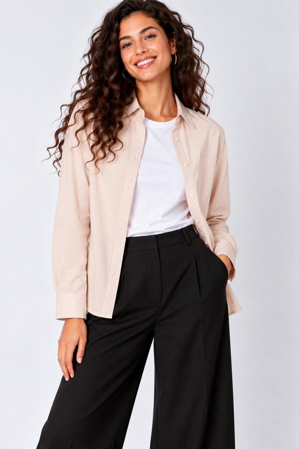 Camisa Oxford