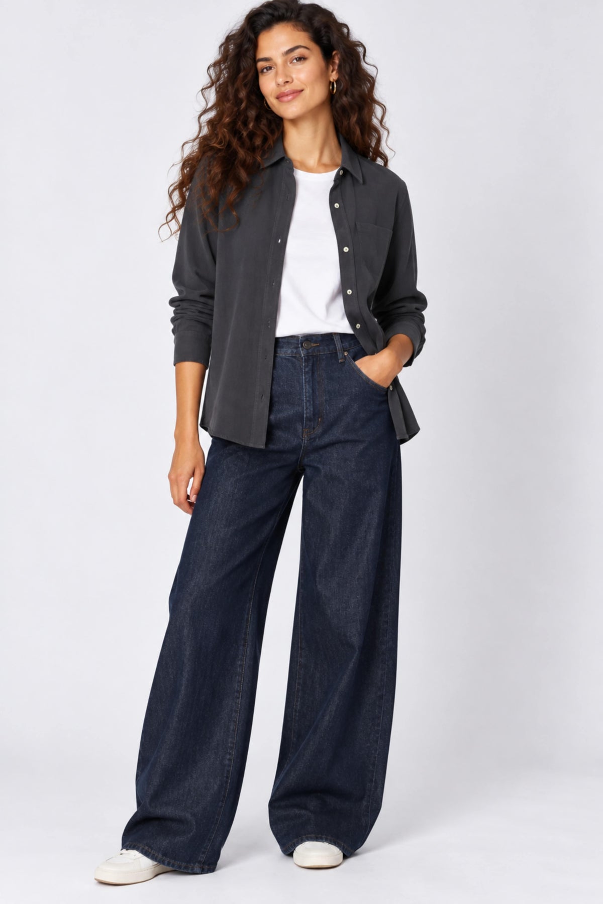 Camisa Oxford