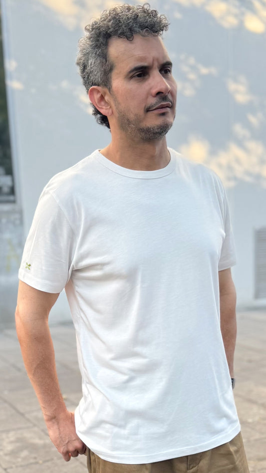 Camiseta crudo de algodón orgánico y bambú - ecoology