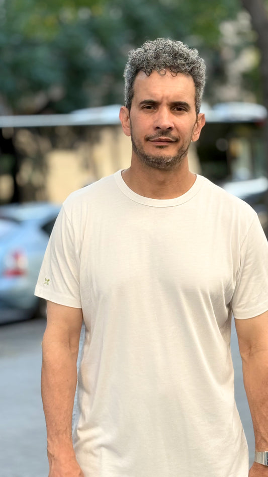 Camiseta crudo de algodón orgánico y bambú - ecoology