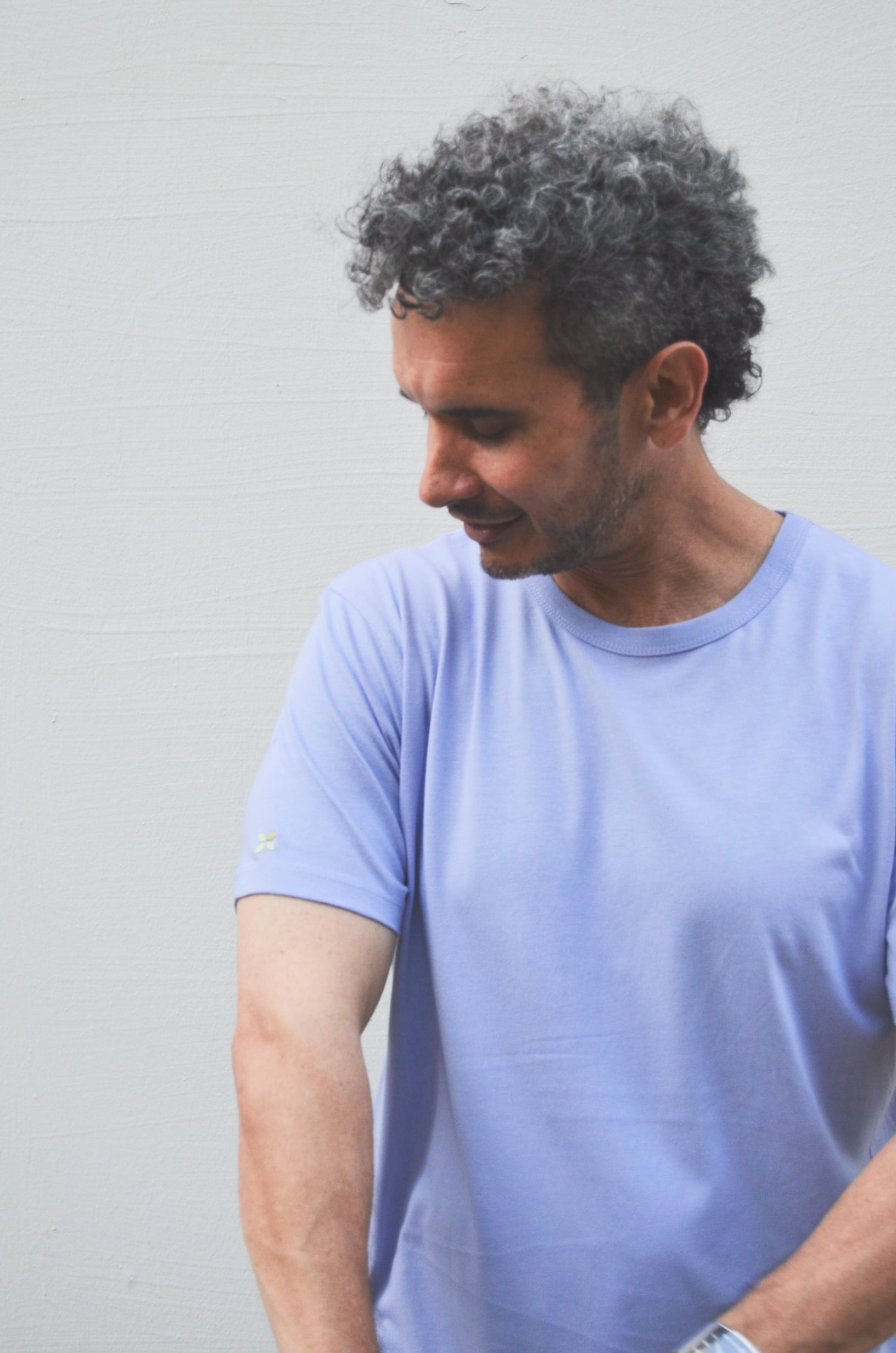 Camiseta de algodón orgánico y bambú  lavanda - ecoology