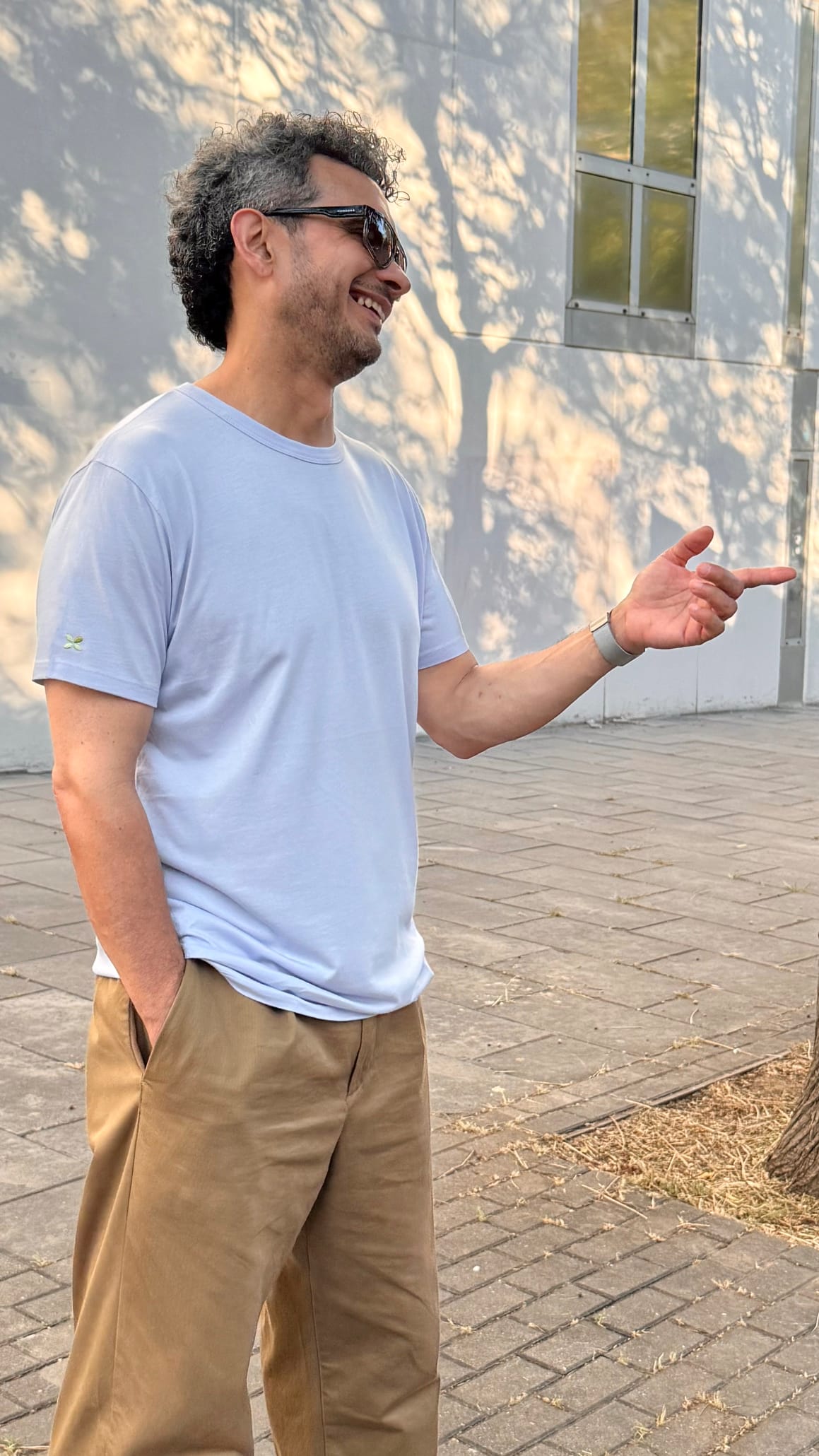 Camiseta lila claro de algodón orgánico y bambú - ecoology