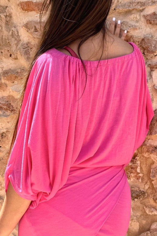 Chaqueta de Modal fucsia - ecoology